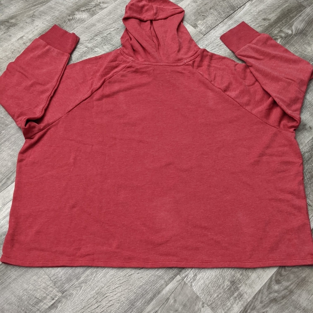 Colsie -Women's Plus Size Fleece Hooded sweatshirt - Picture 3 of 14